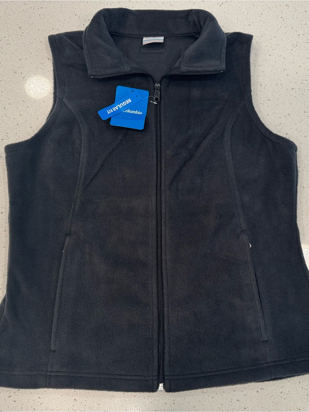 Columbia Women's‎ Black Benton Spring Fleece Vest- L